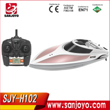 Racing waterproof boat 4CH 150m long control distance SJY-H102 with remote screen PK H100/FT011 boat